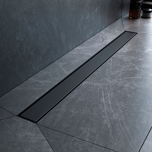 Душевой лоток AM.PM MasterFlow 80 W01SC-U11-080-04BM с Черной матовой решеткой / под плитку Tile