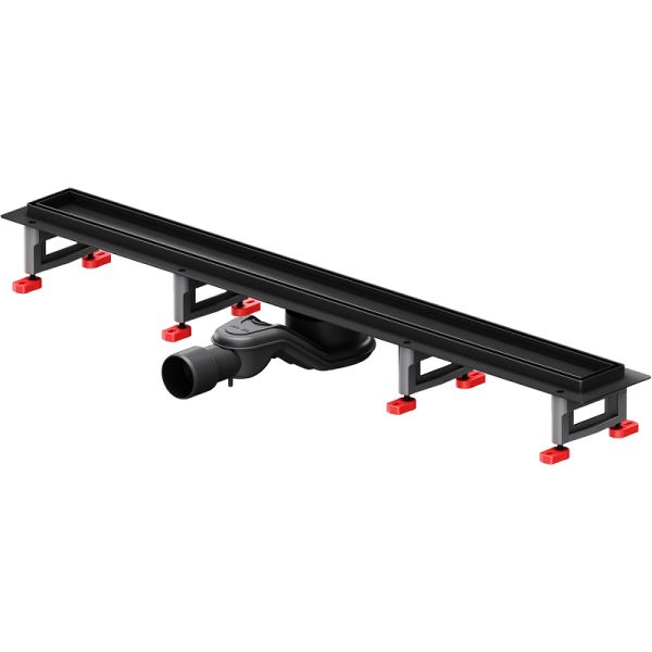 Душевой лоток AM.PM MasterFlow 80 W01SC-U11-080-04BM с Черной матовой решеткой / под плитку Tile