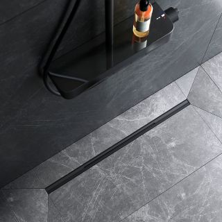 Душевой лоток AM.PM MasterFlow 80 W01SC-S11-080-05BM с Черной матовой решеткой Slim line Душевой лоток AM.PM MasterFlow 80 W01SC-S11-080-05BM с Черной матовой решеткой Slim line