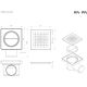 Душевой трап AM.PM PrimeFlow 10 W02BD-P11-010-01BM с Черной матовой решеткой Cut Gradient Душевой трап AM.PM PrimeFlow 10 W02BD-P11-010-01BM с Черной матовой решеткой Cut Gradient