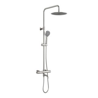 Душевая стойка WasserKRAFT Muritz Thermo 98101.121.356BN с термостатическим смесителем никель