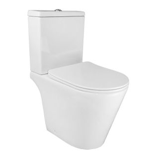 Унитаз-компакт Azario Flin AZ-1363C безободковый белый