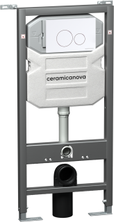 Инсталляция для унитаза Ceramica Nova Envision CN1001W с кнопкой смыва Round белый Инсталляция для унитаза Ceramica Nova Envision CN1001W с кнопкой смыва Round белый