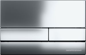 Инсталляция для унитаза Ceramica Nova Envision CN1002CH с кнопкой смыва Flat хром