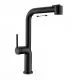 Смеситель для кухни BelBagno BB-LAM60-NERO с вытяжным изливом чёрный матовый