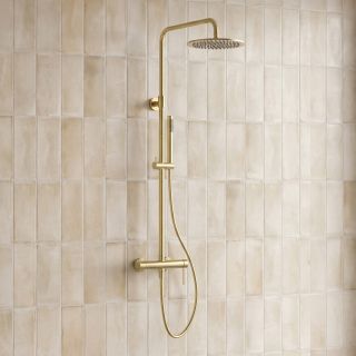 Душевая стойка WasserKRAFT Niers A30002BG золото матовое