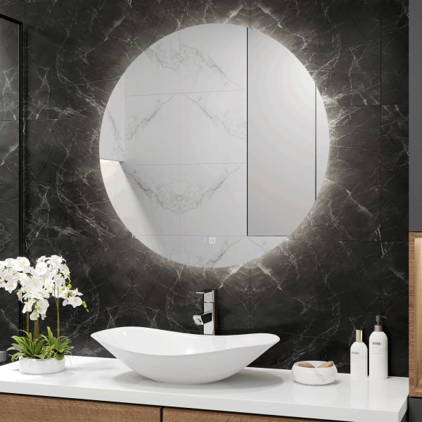 Зеркало Reflexion Hoop RF4343HO с сенсором антипаром холодной подсветкой 80х80