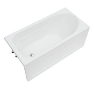 Акриловая ванна Aquanet West 347897 120x70 см с каркасом с боковой и фронтальной панелями