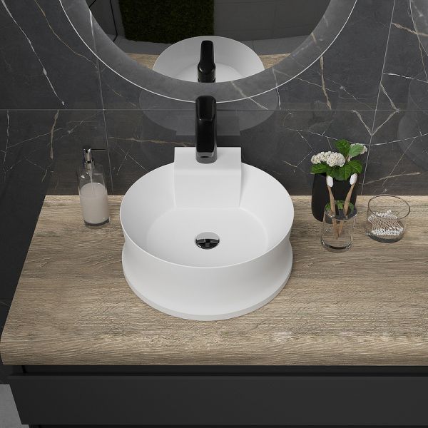 Раковина накладная Madera Omega 4650002688957 40см белый