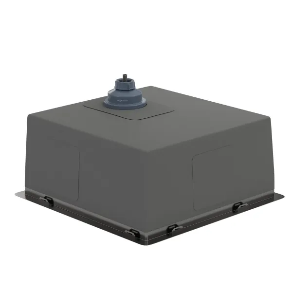 Мойка кухонная Reflexion Como 44-BL RX2044BLS оружейная сталь