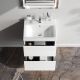 Тумба с раковиной Am.Pm Gem M90-FHX0502WG-WCC0502WG 50 см белый
