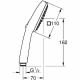Душевая лейка Grohe Tempesta Cube  27571003 хром