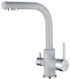Смеситель для кухни Paulmark Essen Es213011-310 серый Смеситель для кухни Paulmark Essen Es213011-310 серый