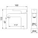 Смеситель для раковины Grossman Alba 510.K35.06.100/000 белый/хром
