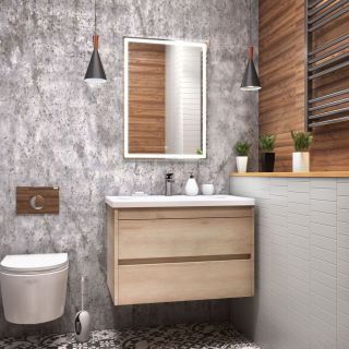 Подвесная тумба под раковину Art&Max Family 90см сканди Family-900-2C-SO-PB