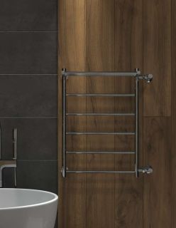 Полотенцесушитель водяной Indigo Line LLSHSW80-50R-б/п-70 с полкой 80x50 см хром