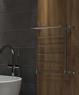 Полотенцесушитель водяной Indigo Line LLSHSW80-50R-б/п-70 с полкой 80x50 см хром