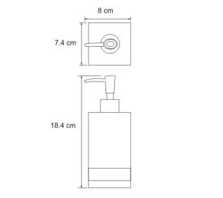 Wasserkraft Inn K-4399 Дозатор для жидкого мыла 290 ml Wasserkraft Inn K-4399 Дозатор для жидкого мыла 290 ml