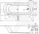 Акриловая ванна Aquanika Base A1018070022 180x70 см белый