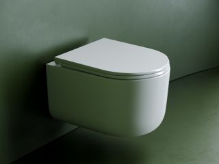 Унитаз подвесной Ceramicanova Ульма (Ulma) CN4006T безободковый торнадо белый
