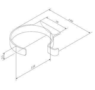 Держатель для фена Am.pm INSPIRE 2.0 A50A32300 Держатель для фена Am.pm INSPIRE 2.0 A50A32300