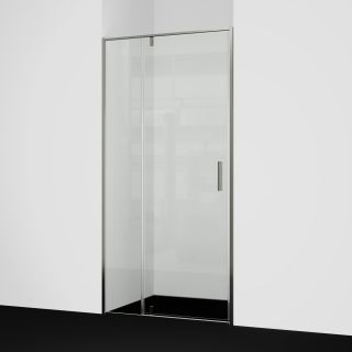 Душевая дверь WasserKRAFT Spree 14P04 90 см профиль никель стекло прозрачное