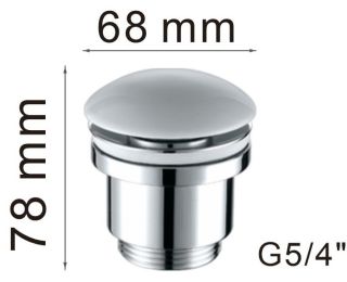 Донный клапан Haiba HB64-8 белый Донный клапан Haiba HB64-8 белый