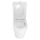 Унитаз-компакт Azario Margo AZ-2125-UQ1 безободковый торнадо белый