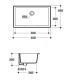 Раковина Kerasan Slim 022901 белая 55 см