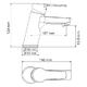 WasserKRAFT Rhin 4403 Смеситель для раковины