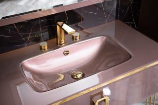 Смеситель для раковины Boheme Venturo 150-G-DIAMOND золото Смеситель для раковины Boheme Venturo 150-G-DIAMOND золото