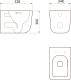 Комплект унитаза с инсталляцией Point Меркурий 879235pKA01+PN41831 с сиденьем Микролифт