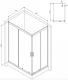 Душевой уголок Am.Pm Gem 120x90см чёрный матовый W90G-404-120290-BT