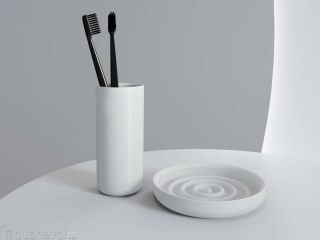 Мыльница Salini Gocce 1902201 белый матовый Мыльница Salini Gocce 1902201 белый матовый