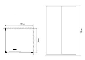 Душевой уголок Grossman Alba GR-1280Al 120x80см хром/прозрачное