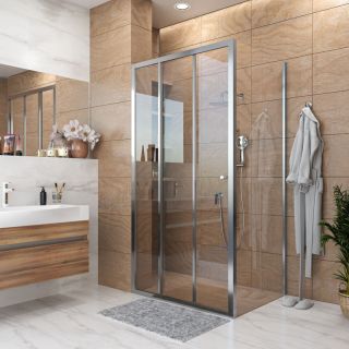 Боковая стенка Grossman Falcon GR-P80Fa 80см хром/прозрачное