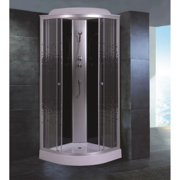 Душевая кабина Niagara NG-444-08NNEW BLACK (900х900х2150)