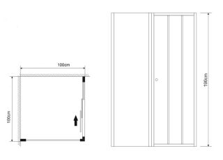 Душевой уголок Grossman Falcon GR-D100-P100Fa 100x100см хром/прозрачное