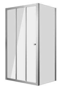 Душевой уголок Grossman Falcon GR-D110-P100Fa 110x100см хром/прозрачное