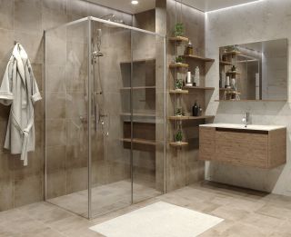 Душевой уголок Grossman Fly1 GR-D120-P90Fl1 120x90см хром/прозрачное