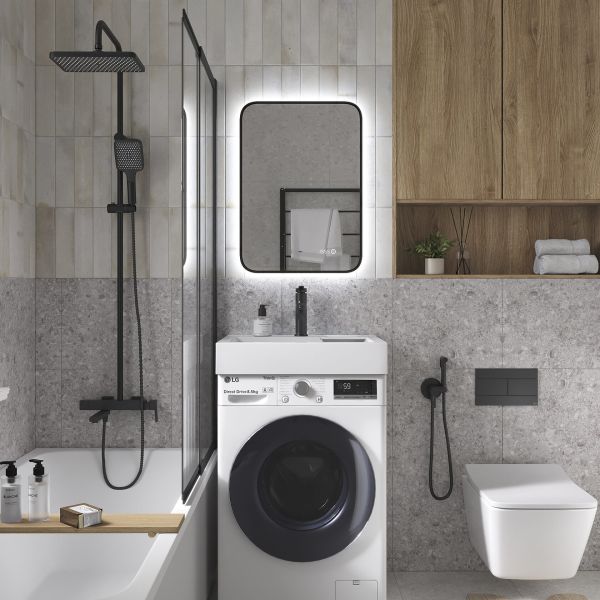 Раковина Reflexion Tetra RF6050TE белая 60x50