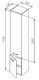 Шкаф Am.pm Like S M81CHR0356WG правый 35 см белый Шкаф Am.pm Like S M81CHR0356WG правый 35 см белый