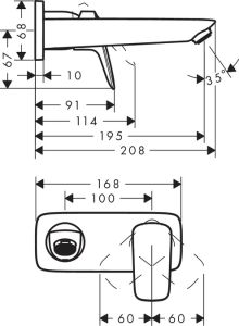 Смеситель Hansgrohe Logis 71220000 для раковины