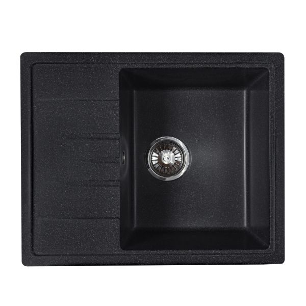 Мойка кухонная Reflexion Plato 57-CL RX1457СL уголь