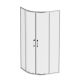 Душевой уголок Am.Pm Above W9XG-401-9090-MT 90x90 см профиль хром стекло прозрачное