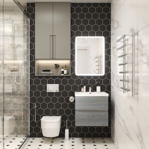 Подвесная тумба под раковину Art&Max Techno 70см сосна AM-Techno-700-2C-SO-LW635