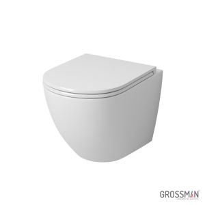 Унитаз Grossman GR-4455S (490*360*350) с крышкой микролифт