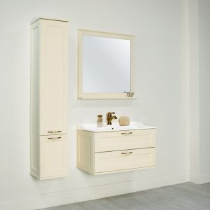 Зеркало Акватон Леон 65см дуб белый 1A187102LBPS0