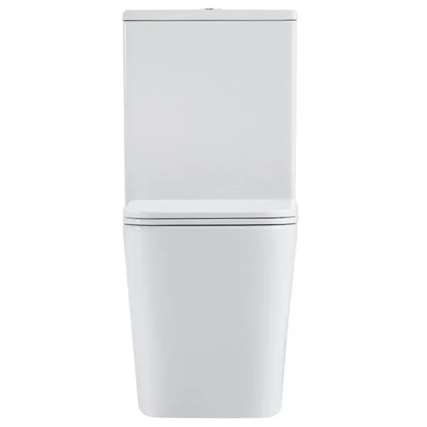 Унитаз-компакт Black&White Universe 7703W безободковый белый