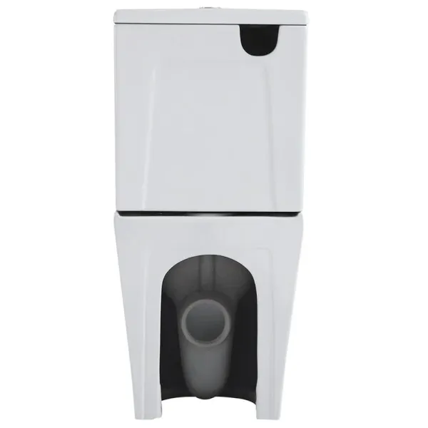 Унитаз-компакт Black&White Universe 7789W безободковый белый